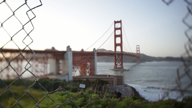 Video Reference: bridge, suspension bridge, water, sky, reflection, fixed link, river, tree