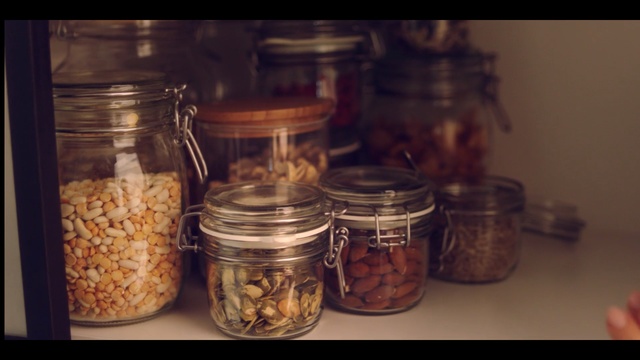 Video Reference: Mason jar, Food, Cuisine, Snack, Dish, Granola, Food storage containers, Meal, Breakfast, Canning