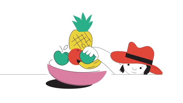 Video Reference: Pineapple, Cartoon, Fruit, Clip art, Plant, Illustration, Food, Bromeliaceae, Graphics, Side dish