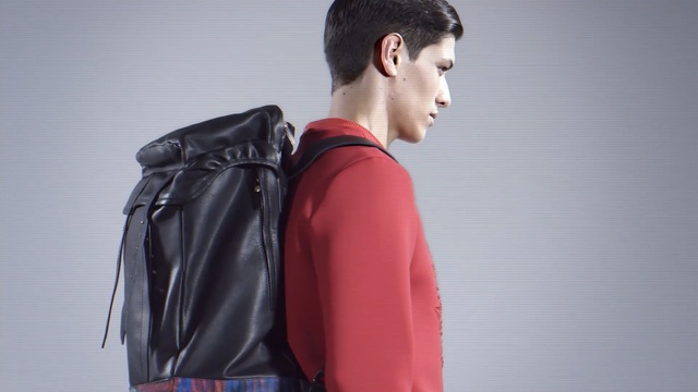 Video Reference: shoulder, outerwear, fashion accessory, textile, fashion, jacket, neck, product, material, sleeve