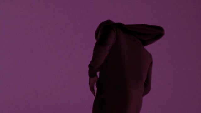 Video Reference: purple, pink, violet, shoulder, magenta, outerwear, velvet, neck, girl