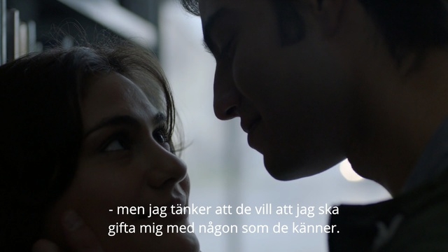 Video Reference: Facial expression, Nose, Romance, Forehead, Love, Human, Smile, Eye, Interaction, Photography