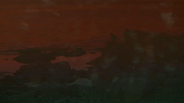 Video Reference: Black, Green, Brown, Red, Sky, Atmospheric phenomenon, Morning, Orange, Atmosphere, Pattern