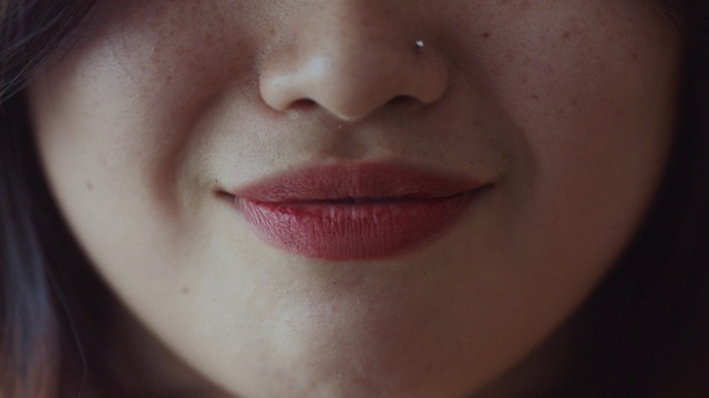 Video Reference: Face, Lip, Cheek, Nose, Skin, Chin, Facial expression, Eyebrow, Close-up, Mouth