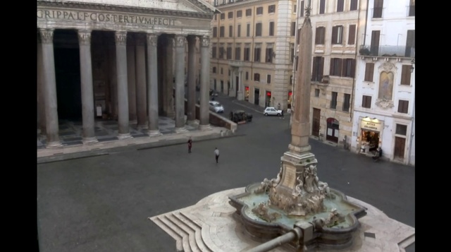 Video Reference: Landmark, Classical architecture, Architecture, Building, Human settlement, Ancient rome, Plaza, Town square, City, Historic site