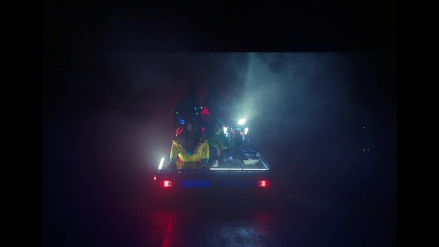 Video Reference: Light, Darkness, Lighting, Performance, Visual effect lighting, Space, Night, Performing arts, Stage, Technology, Dark, Sitting, Laptop, Traffic, Large, Street, Water, Red, Computer, Driving, Man, Blurry, Laser, Night sky