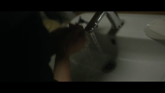 Video Reference: Black, Hand, Water, Darkness, Plumbing fixture, Arm, Photography, Finger, Still life photography, Room