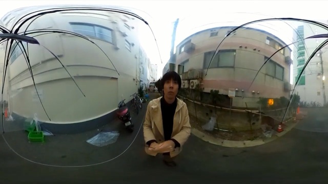 Video Reference: mode of transport, photography, fisheye lens, world, fun, space, recreation, sphere, Person