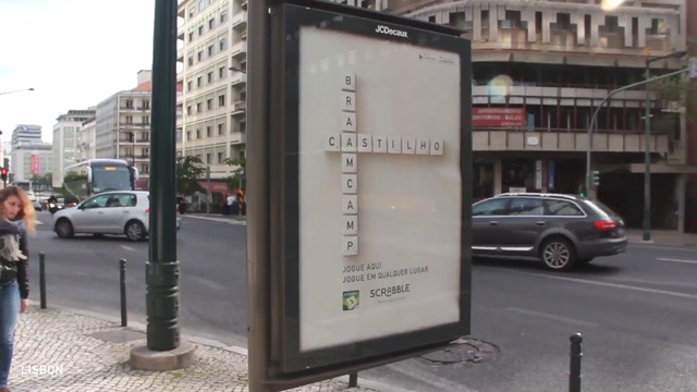 Video Reference: Advertising, Vehicle, Car, Billboard, Banner, Parking, City, Sport utility vehicle, Display advertising, Family car