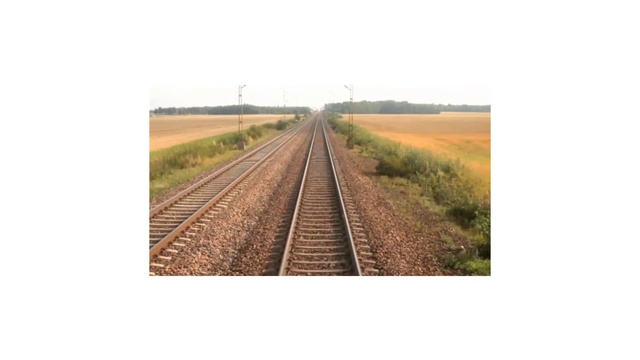 Video Reference: Track, Transport, Horizon, Thoroughfare, Plain, Ecoregion, Line, Prairie, Railway, Vehicle