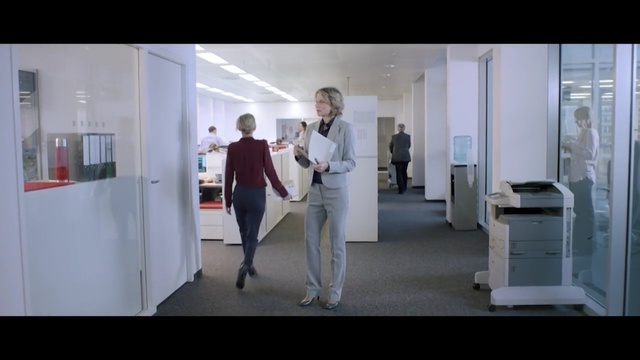 Video Reference: furniture, suit, product, interior design, Person