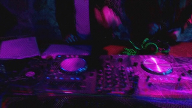 Video Reference: Entertainment, Violet, Purple, Light, Lighting, Magenta, Performance, Music venue, Visual effect lighting, Event