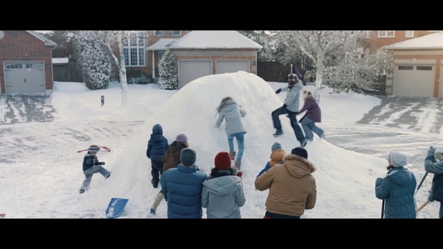 Video Reference: Snow, Winter, Freezing, Geological phenomenon, Ice, Fun, Recreation, Playing in the snow, Winter storm, Play, Person