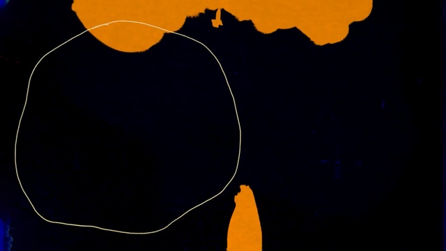 Video Reference: yellow, light, sky, computer wallpaper, darkness, night, circle, font, space