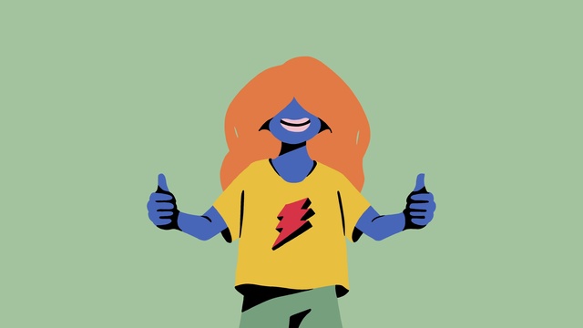 Video Reference: Cartoon, Illustration, Finger, Graphic design, Art, Gesture, Logo, Graphics, Fictional character