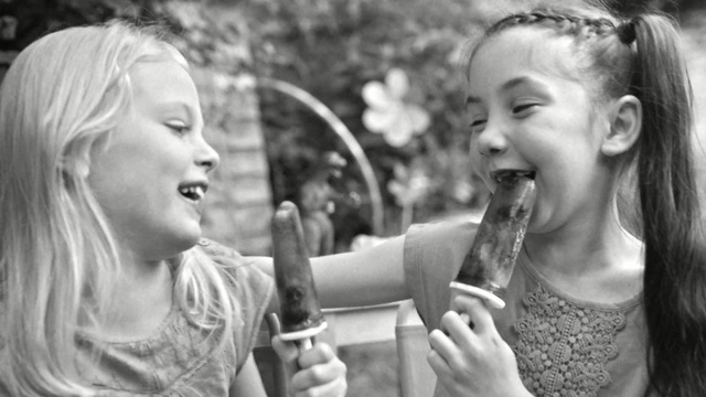 Video Reference: photograph, facial expression, black and white, human hair color, girl, nose, monochrome photography, beauty, emotion, smile, Person