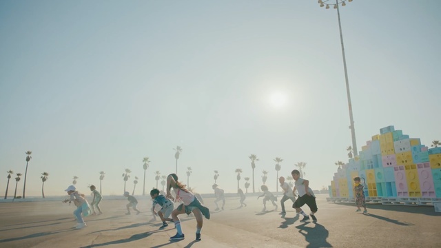 Video Reference: sky, morning, sand, boardwalk, vacation, beach, sea, tourism, sunlight, daytime