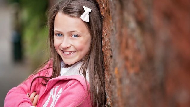 Video Reference: facial expression, skin, girl, beauty, smile, lady, eye, hairstyle, photography, human, Person