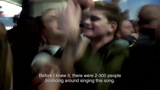 Video Reference: Interaction, Kiss, Fun, Human, Mouth, Muscle, Crowd, Photography, Photo caption, Love, Person