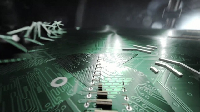 Video Reference: green, electronic engineering, technology, electronics, computer hardware, personal computer hardware, metal, electrical network, cpu, product, Person