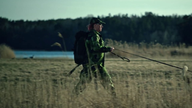 Video Reference: Fly fishing, Recreational fishing, Grassland, Recreation, Fishing, Grass, Angling, Photography, Fisherman