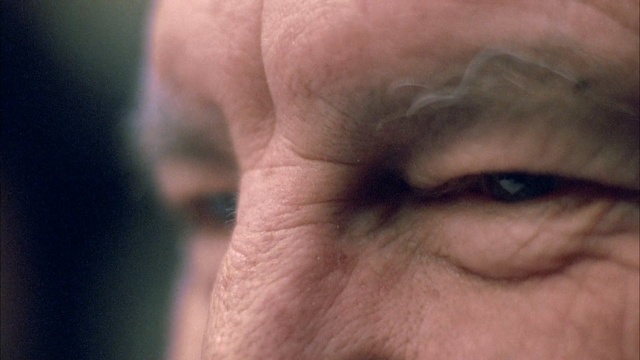 Video Reference: eyebrow, face, nose, eye, forehead, close up, chin, wrinkle, cheek, eyelash, Person