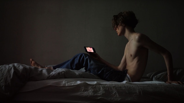 Video Reference: man, darkness, male, muscle, barechestedness, sitting, midnight, chest