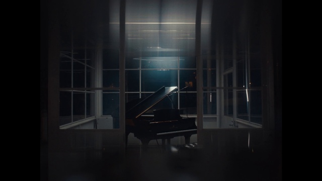 Video Reference: Black, Darkness, Light, Architecture, Window, Night, Line, Atmosphere, Glass, Room