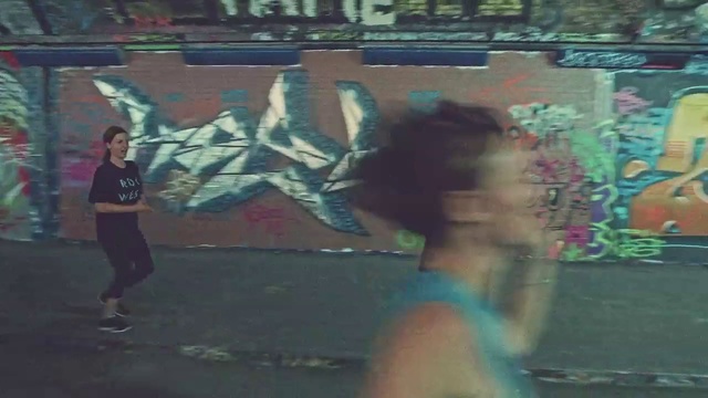 Video Reference: Photograph, Art, Snapshot, Fun, Graffiti, Leg, Wall, Human, Street art, Cool