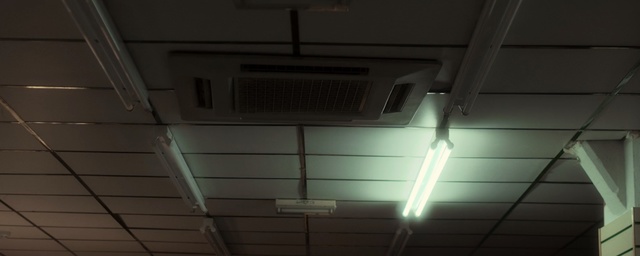 Video Reference: Ceiling, Light, Lighting, Light fixture, Line, Room, Architecture, House