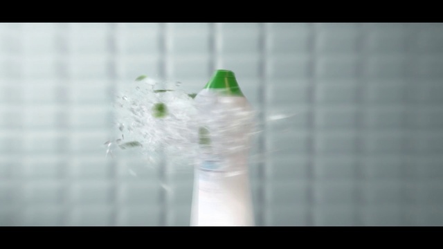 Video Reference: Green, Water, Plastic bottle, Transparent material, Glass
