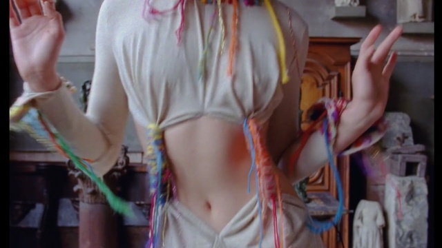 Video Reference: Pink, Muscle, Chest, Joint, Neck, Human body, Temple, Flesh, Fun, Abdomen, Person