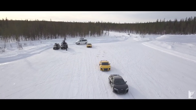Video Reference: Snow, Winter, Vehicle, Snowmobile, Sky, Road, Ice, Car, Racing, Freezing