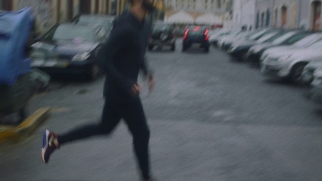 Video Reference: Pedestrian, Street, Snapshot, Public space, Standing, Asphalt, Road, Mode of transport, Morning, Urban area