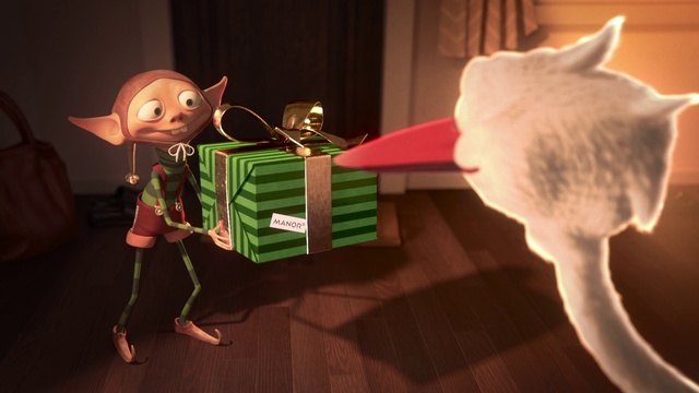 Video Reference: Green, Yoda, Animation, Tail, Domestic pig, Cat, Plant, Fawn, Toy, Illustration