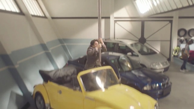 Video Reference: car, motor vehicle, vehicle, mode of transport, automotive design, automobile repair shop, automotive exterior, vehicle door, model car, compact car, Person