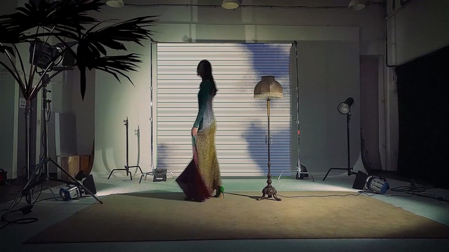 Video Reference: light, structure, design, interior design, window, house, art, flooring, space, Person