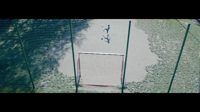 Video Reference: Blue, Net, Turquoise, Sky, Line, Goal, Architecture, Shadow, Glass