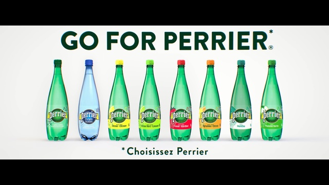 Video Reference: bottle, product, packshot, pack shot, perrier, Person
