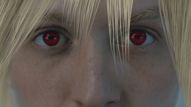 Video Reference: face, nose, eyebrow, eye, close up, forehead, eyelash, organ, iris, girl