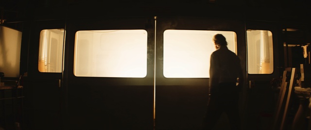 Video Reference: light, darkness, lighting, night, light fixture, lamp, Person