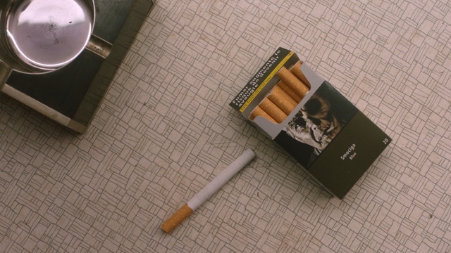 Video Reference: Cigarette, Tobacco products, Smoking, Ashtray, Chopsticks, Tobacco, Smoking accessory