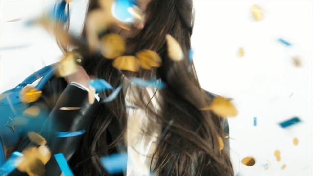 Video Reference: yellow, girl, long hair, fun