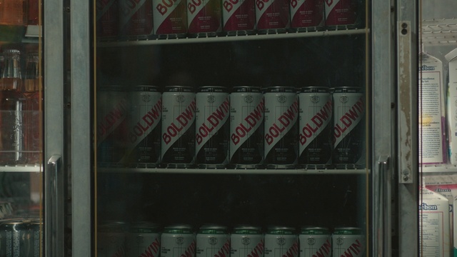 Video Reference: vending machine, glass, city, display window, Person