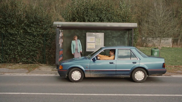 Video Reference: Land vehicle, Vehicle, Car, Ford orion, Sedan, Full-size car, Classic car, Compact car, Coupé, Ford