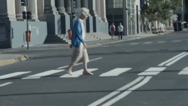Video Reference: Pedestrian crossing, Lane, Road, Pedestrian, Zebra crossing, Asphalt, Street, Snapshot, Infrastructure, Mode of transport