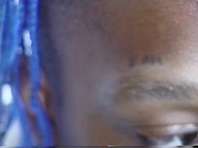 Video Reference: eyebrow, face, blue, skin, nose, forehead, chin, cheek, lip, close up, Person
