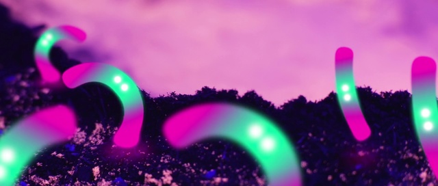Video Reference: Violet, Purple, Pink, Light, Magenta, Sky, Font, Colorfulness, Technology, Neon