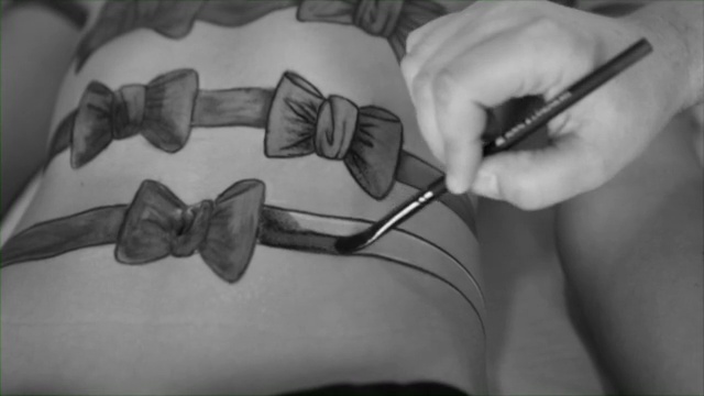 Video Reference: black, black and white, nose, monochrome photography, close up, finger, hand, mouth, drawing, photography