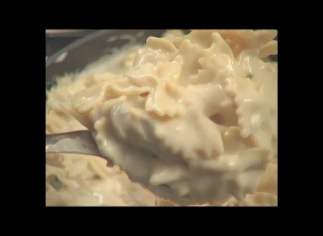 Video Reference: Food, Dish, Cuisine, Ingredient, Cream, Macaroni and cheese, Buttercream, Recipe, Comfort food, Mayonnaise
